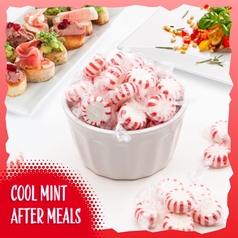Starlight Mints Peppermint Candy | 2 Pound Bag, About 180