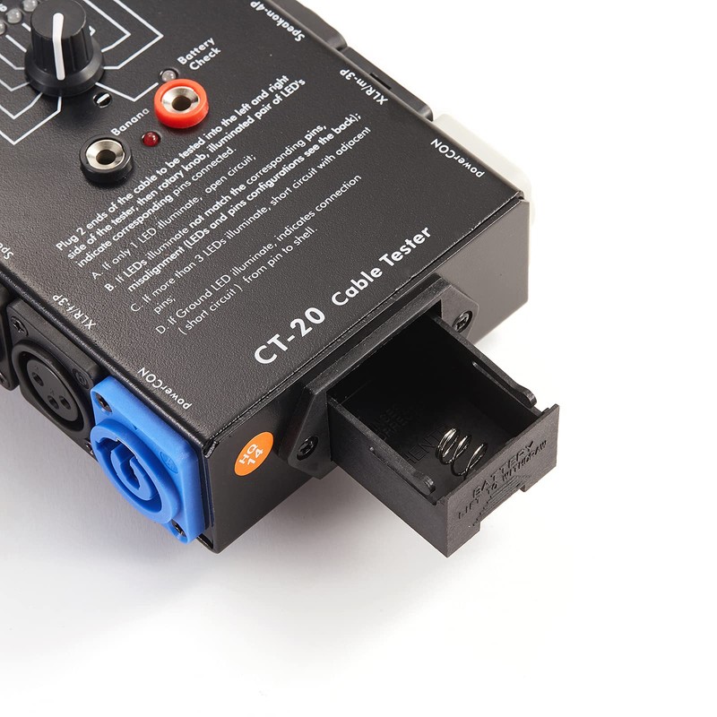 MFL. 15-Plug Audio Cable Tester Line Finder Black 15-in-1 Cables