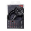 TATAY 1-function black ABS shower holder kit, including multi-position holder,