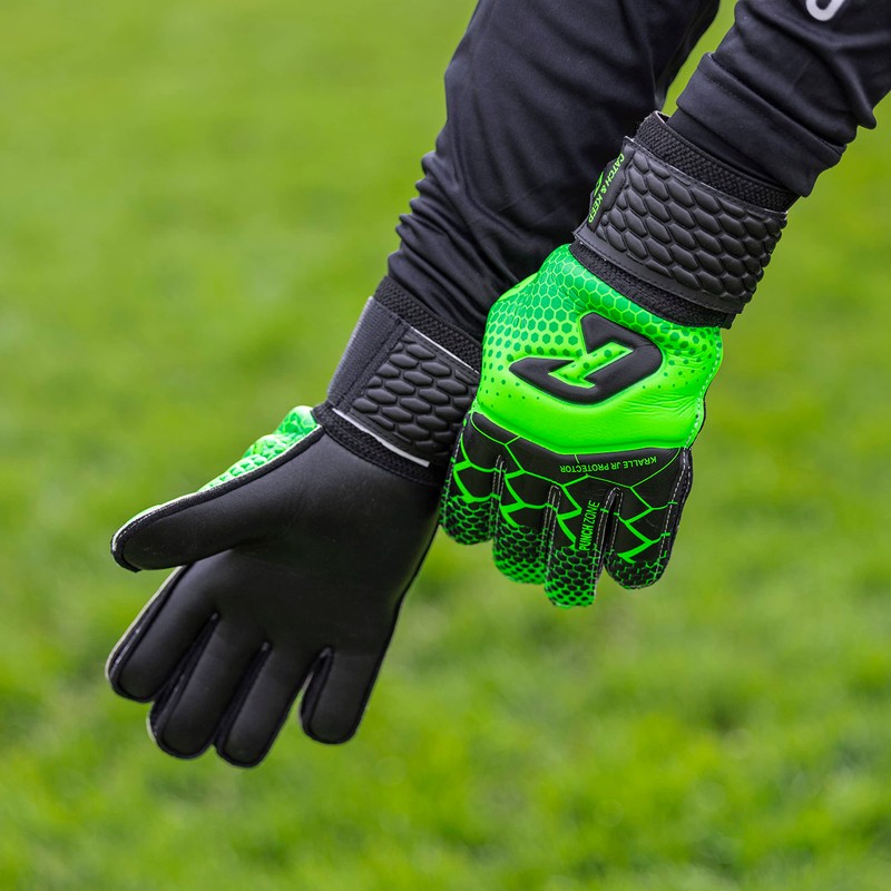 CATCH & KEEP Goalkeeper Gloves Children's Claw Protector Green Size