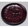 4860008 Meisha Plate Chrysanthemum Carved