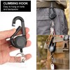 Pack of 2 Extendable ID Card Holders, Key Reel, Retractable