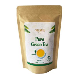 CENVEL® Pure Green Tea Loose Leaf | 100% Natural and Fresh Harvest | Detox Loose Leaves Tea | Ceylon Green Tea (150g)