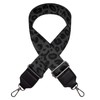Poetesant Women's Bag Strap Black Leopard Print Purse Strap Canvas