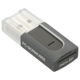 Ohm Denki Card Reader, For Micro SD Card, USB3.0 Type A Connector, PC-SCRWU302-H 01-3967 Ohm Electric OHM