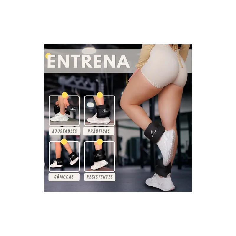 Polainas de 1kg cada una | Entrena Pierna y Glúteos