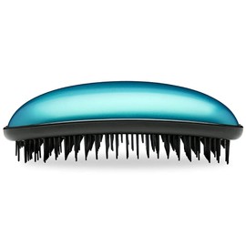 DETANGLER Fuchsia Satin-Entwirrungsbürste. Originalgröße.