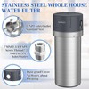 OEMIRY Whole House Water Filter, Stainless Steel Filter Housing, 10"x4.5"