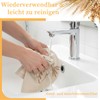4 sacchetti per pane in lino, con coulisse, 30 x