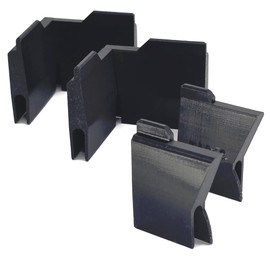 FISH GUILD CORP Lid Risers for Fluval Flex Aquariums, 9, 15 & 32.5 Gallon, Canopy Support Lifter Set (Black, 32.5 Gallon (123L))