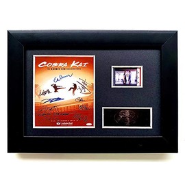 reelfilmcells Cobra Kai S1 Framed 35mm Film Cell Display - Cast Signed