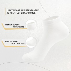 Women Bamboo Ankle Socks Ankle Length Thin Sock Odor Resistant Low Cut Sock 5 Pairs (as1, alpha, s, regular, regular, Assorted3)