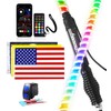Tavaray 1PC 4FT COB LED Whip Light, Lighted Antenna Whips