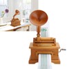 Gramophone Music Box Vintage Hand Crank Musical Box DIY Birthday