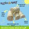 BULLYSTICKS & MORE 6 Inch Beef Cheek Rolls for Dogs