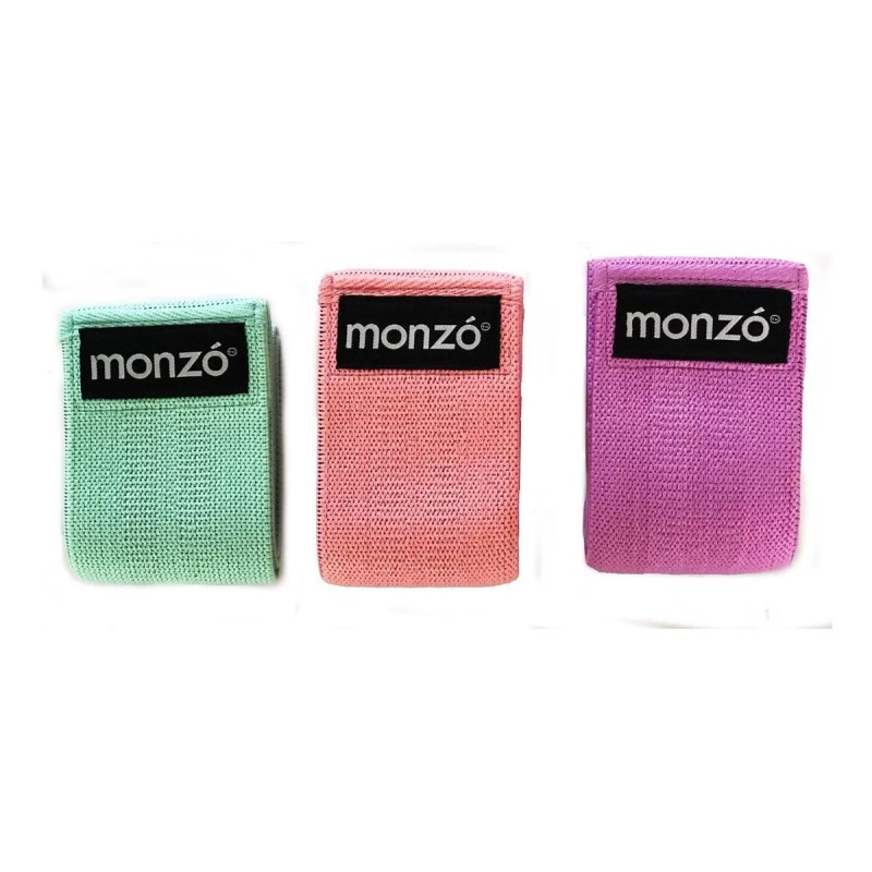Monzó Hip Bands, Ligas Resistencia, Bandas Resistencia, Paquete 3