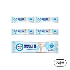 Clean Nara Peppermint Cooling Towel, 29g, 35 pcs / 깨끗한나라 페퍼민트 쿨링타올, 29g, 35개