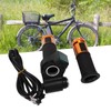 One Pair Electric Bike Throttle Handlebar with Red Screen Lock