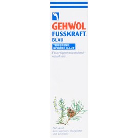 Gehwol Fusskraft® Blue Moisturising and Naturally Fresh Foot Cream for Dry Rough Skin 125ml Tube