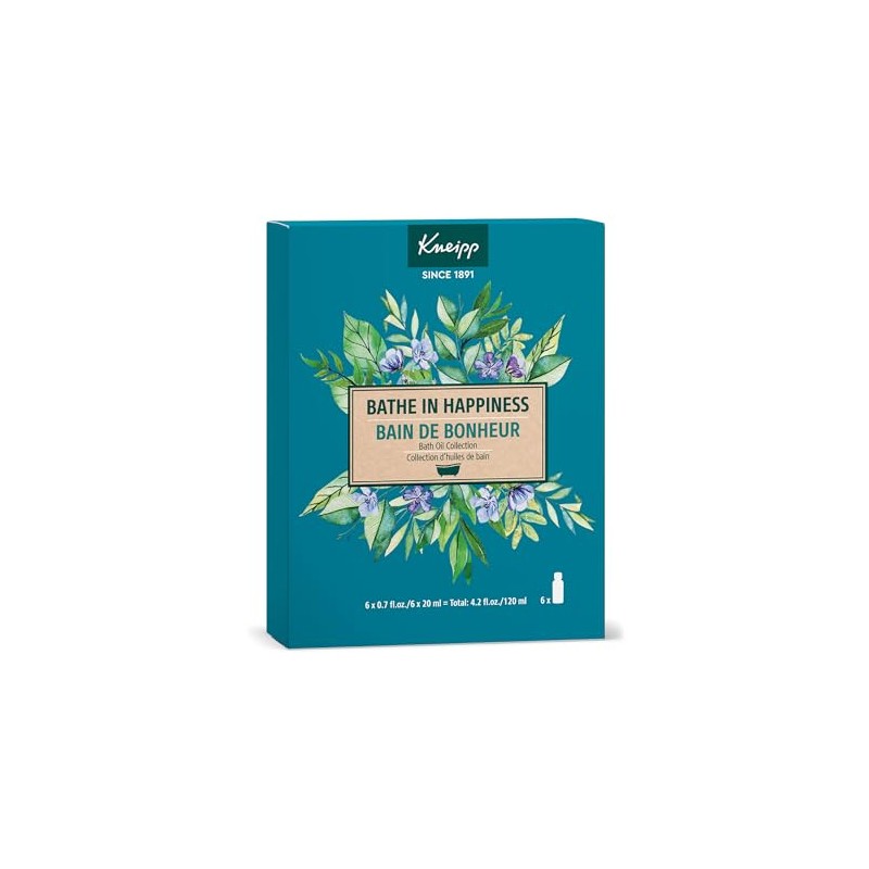 Kneipp 6 x 20ml Piece Bath Oil Herbal Bath Collection