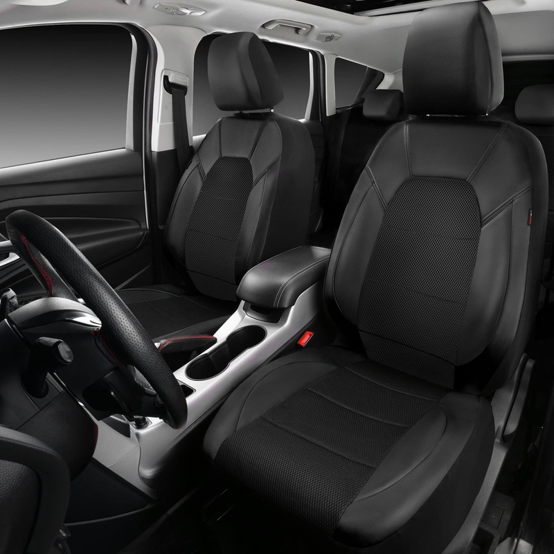 CAR PASS Leather and 3D Air Mesh Universal Fit Car