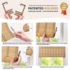 Cordless Bamboo Blinds, 35"x48", Brown206