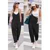 Ekouaer Womens Oversized Sleeveless Jumpsuit Adjustable Spaghetti Strap Rompers Overall