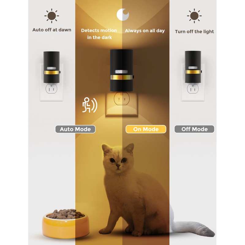 L LOHAS LED Night Light, Motion Sensor Night Light Plug