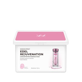 Wonjin Effect EDEL REJUVENATION DAILY MASK 30Sheets, Hydrating, Moisturizing, Skin Elasticity, Wrinkle Care, Hyaluronic Acid, Aquaxyl, Skin Barrier, Mask Sheet