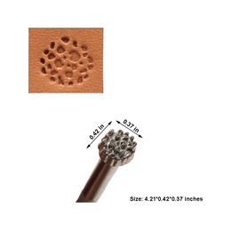 PANSHIYON Leather Stamps,Professional Leather Background Stamping Tools for Craft Working
