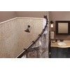 Moen CSR2164OWB 72 in. Permanent Mount Adjustable Curved Shower Rod,