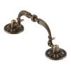 8PCS Vintage Drop Bail Dresser Drawer Pull Antique Bronze Cabinet