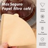 100 Piezas V60 Filtros de Café de Papel, V02 Papel