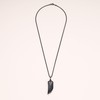 coai Stainless Steel Necklace with Wolf Tooth Pendant, Base Metal,