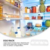 Operitacx Pack of 2 Egg Containers for Refrigerator, 8 Grid