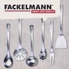 Fackelmann Essential Stainless Steel Strainer Spoon - Ideal for Dumplings,