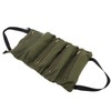 Car Back Seat Tool Storage Bag Canvas Garden Foldable Roll