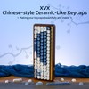 Hkfos XVX Ceramic-Like PBT Keycaps, MOA Keycap Sets Dye-Sublimation Keyboard