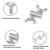 5 Pcs Wire Rope Clips, Stainless Steel 304 Hole Wire