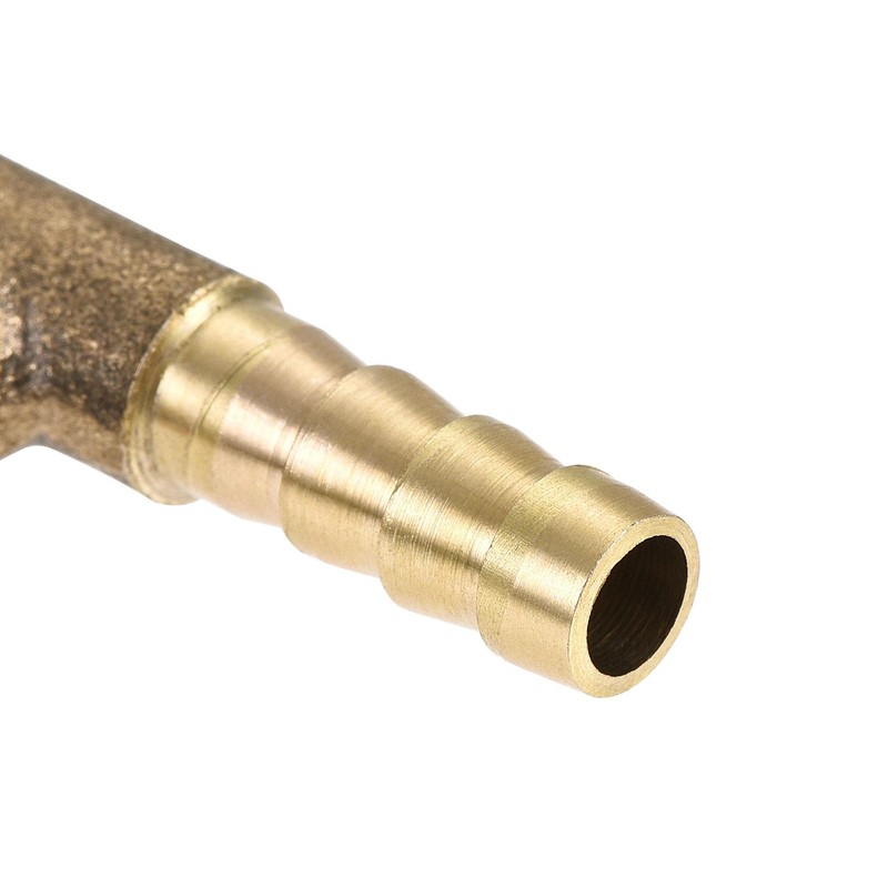 sourcing map Barb Hose Fitting 6mm OD Tee T Shape