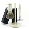 Classic Wet Razor Set with Safety Razor and Badger Hair