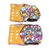 2pcs Cloth Diapers 6 Layer Structure Washable Reusable Elastic Waistband