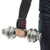 Schiek Wrist Wrap, 24 Inches, Free Weight Training Use, red