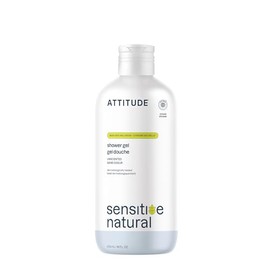 ATTITUDE Sensitive Skin, Hypoallergenic Body Wash, Fragrance-free, 16 Fl. Oz. (Packaging May Vary)