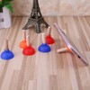 SUQIKMX Colorful Toilet Shape Plunger Holder Sucker Stand