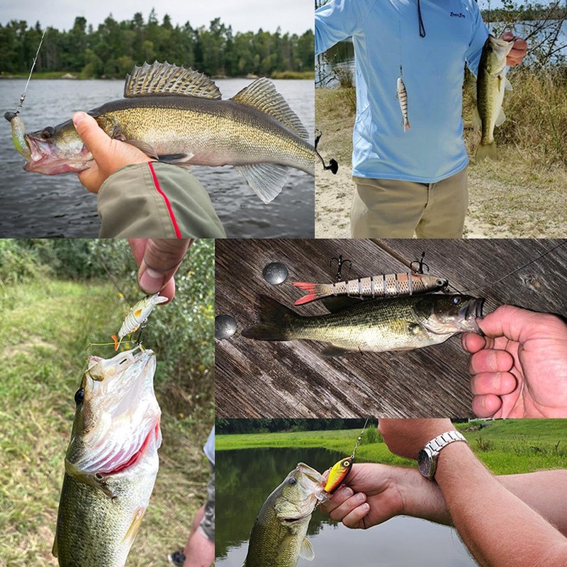 Swim Baits for Bass Fishing - 3D Trout Bait with