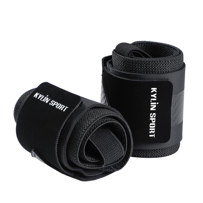 KYLIN SPORT Pair of Adjustable Wrist Wraps Weightlifting for Men