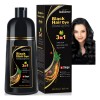 Shampoo Para Canas 500ml Natural Jengibre Tinte Cubre Canas
