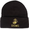 Rothco Embroidered USMC Watch Cap with Gold Eagle, Globe, &