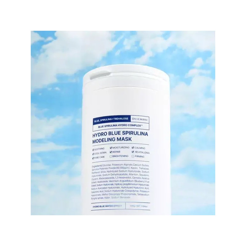 Desangbeureu [데쌍브르]하이드로 블루 스피룰리나 마스크 모델링팩 500g [Desangbre] Hydro Blue